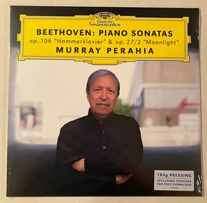 BEETHOVEN Sonate Mondlicht Hammerklavier MURRAY PERAHIA 180 Gramm Vinyl VERSIEGELT LP - Bild 1 von 2