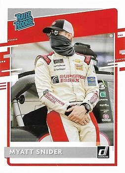 Myatt Snider 2021 Donruss Racing - #33 - Rated Rookie - Image 1 of 2