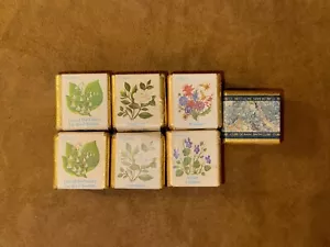 Nuevos cubos de baño ingleses vintage lote mixto de 7 jabones cuadrados Delagar Rickert - Imagen 1 de 4