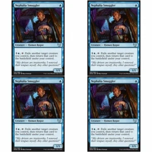 4 x NEPHALIA SMUGGLER NM Blessed vs Cursed MTG Blue - Human Rogue Unc - Picture 1 of 1