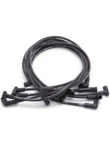 Edelbrock Spark Plug Wire Set Max-Fire Spiral Core 8.5 mm Black 90 Degr (22703) - Picture 1 of 12