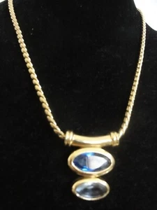 Vintage Original Swarovski Kristall Halskette gestempelt vergoldet - Bild 1 von 15