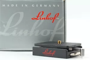 New Model 【 Unused in Box 】 Linhof Quick Fix 1 mit Libelle Tripod 003880 JAPAN - Picture 1 of 8