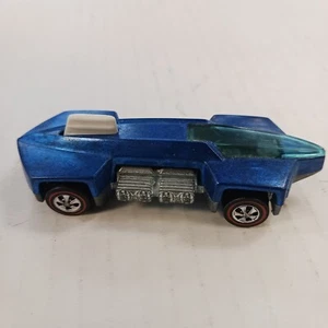 Hot Wheels Redline 1971 What-4 Blue HK Complete Original Casting White Fin - Picture 1 of 8