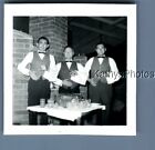FOUND B&W PHOTO A_9104 MEN IN VESTS AND BOWTIES POSED TOGETHER