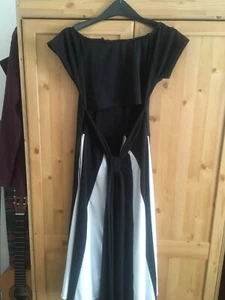 damen kleid schwarz/weiß  - Bild 1 von 3