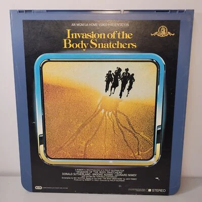 VTG 1983 INVASION OF THE BODY SNATCHERS Sci-Fi/HORROR Capacitance Disc System Foto 1 de 4