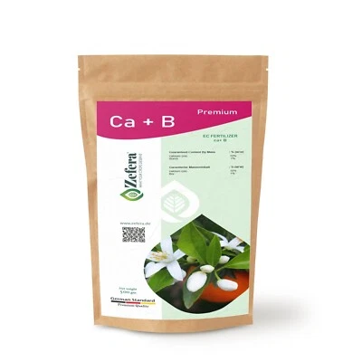 ZEFERA Kalzium + Bor Dünger – Mineralisches Mikronährstoffdünger | für bis zu 1000 m²