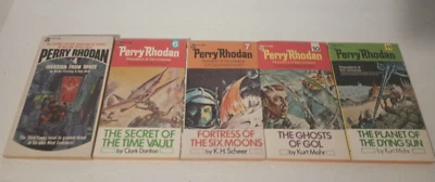 Perry Rhodan  Lot of 5 Ace Books First Editions Science Fiction 4, 6, 7, 10, 11 - Image 1 of 4