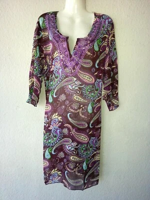 Robe de Plage D'Été Chemise Longue Tunique Respirant Leichtes Chemisier - Photo 1/2