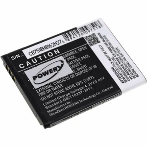 Akku für Panasonic KX-TU327EXBE 3,7V 1000mAh/3,7Wh Li-Ion Schwarz - Bild 1 von 1