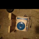 Vintage 1978 Fisher Price Childs Portable Record Player Turntable WORKS Blue 825