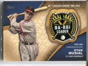 2023 TOPPS SERIES TWO STAN MUSIAL CROWNING ACHIEVEMENT COMMEMORATIVE PATCH