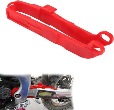 Guía deslizante de cadena de motocicleta para Honda XR250R XR400R XR600R XR650L DirtBike roja Foto 1 de 4