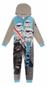 Lego Star Wars Boys Union Suit Costume Blanket Sleeper Size 4/5 6/7 8 10/12 - Picture 1 of 1