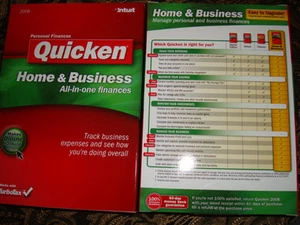 Intuit Quicken 2008 Home & Business For Windows (New! Factory sealed retail box) - Picture 1 of 3