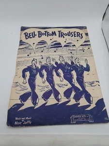Noten Glockenboden Hose Moe Jaffe WWII WW2 Matrosen tanzen Vintage 1944 - Bild 1 von 2