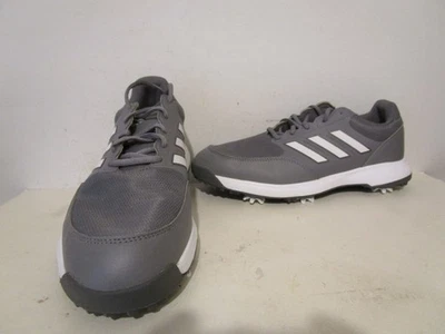 Zapato de golf Adidas Tech Response 3 para hombre sin clavos #GV6889 gris/blanco talla 9,5 Foto 1 de 4