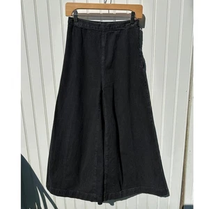 Rachel Comey Absolute Pant Wide Leg Flare Jeans Washed Black Denim Size 2 EUC - Picture 1 of 14