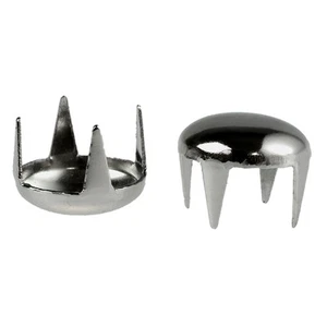 Borchie metallo cupola rotonda argento antico 100 pezzi 7 mm punti teste unghie Fastners E5P6 - Foto 1 di 5