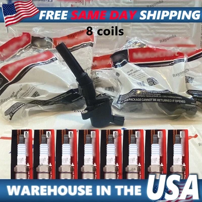8Set OEM Motorcraft Ignition Coil DG508 +Spark Plug SP479 For Ford F150 4.6 5.4L - Image 1 of 4