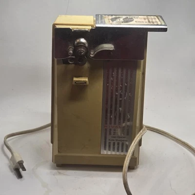 Abrelatas Automático Eléctrico Rival De Colección Modelo 739 Probado Cubierta Trasera Desmontado Foto 1 de 4