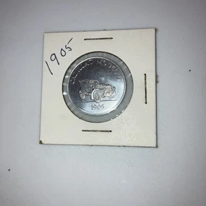 Moneda coche antiguo Cadillac modelo D 1905 serie 2 ficha Sunoco/DX - Imagen 1 de 3