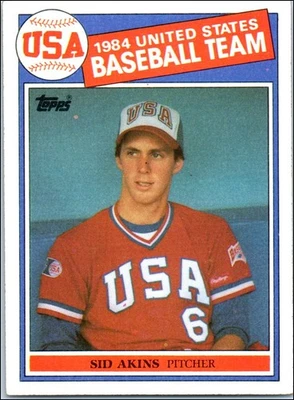 1985 Topps Sid Akins [Base] - Image 1 of 2