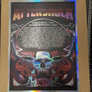 2023 Aftershock At Discovery Park Sacramento Ca 18x24 Foil Poster - Bild 1 von 9