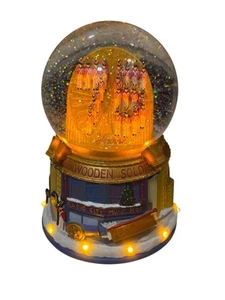 Radio City Music Hall Snow Globe 75 Anniversary Parade of Wooden Soldiers Works - Picture 1 of 8