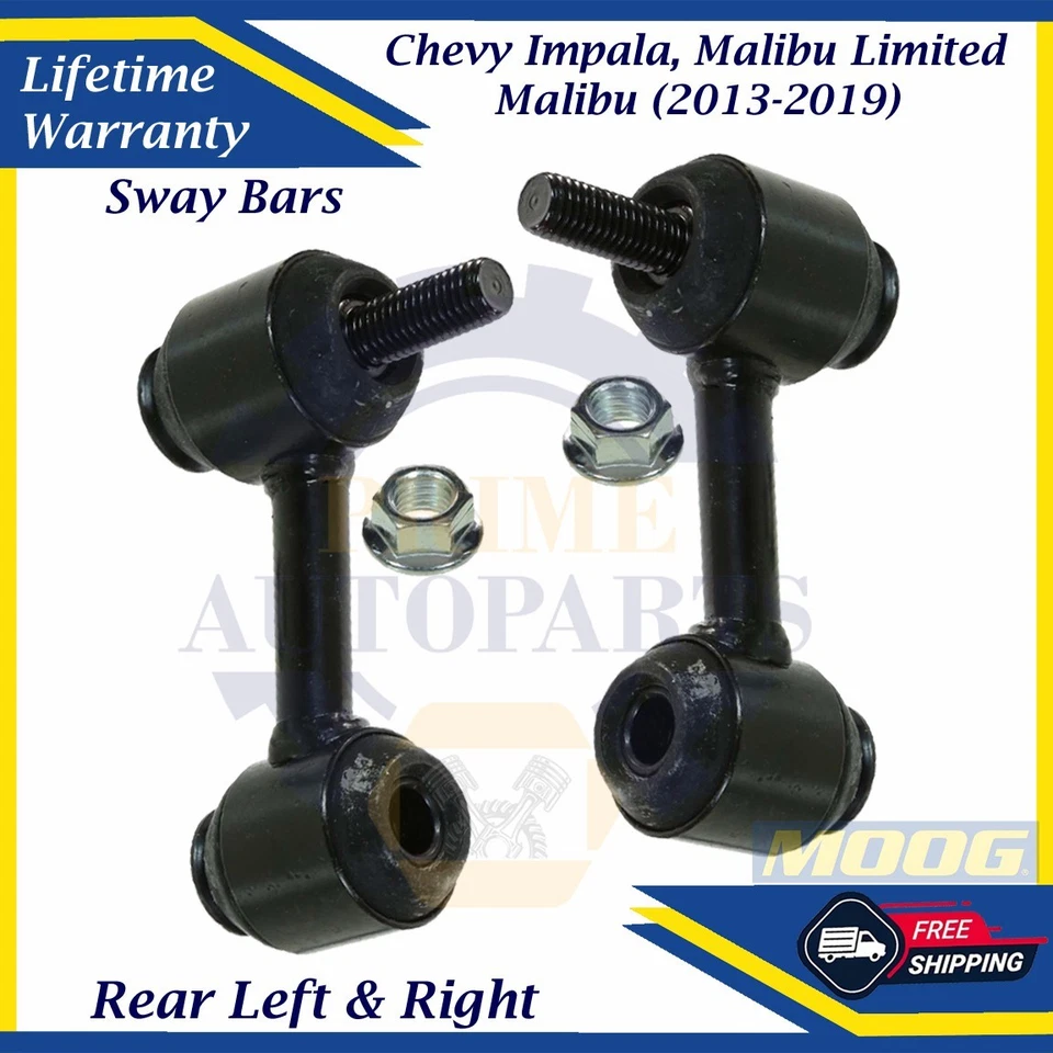 Barras estabilizadoras traseras MOOG OEM para Chevy Impala/Malibu/Malibu Limited 2013-2019 9 años Wa. Foto 1 de 4