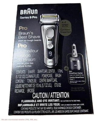 Braun Series 9-9477cc Pro afeitadora eléctrica recargable en seco y húmedo para hombre Foto 1 de 3
