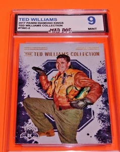 TED WILLIAMS****2017 PANINI Diamond KINGS**COLLECTION-2-MINT 9--RED SOX**Mad Dog - Picture 1 of 1