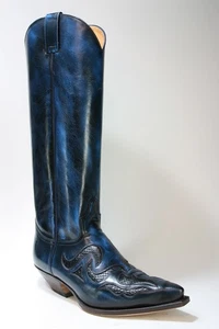 19025 Stivali Sendra Langschaftstiefel Hurricane Blu - Bild 1 von 6