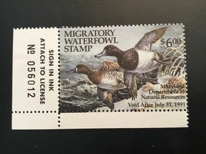 ICOLLECTZONE US 1990 MD17 Single Duck Stamp VF NH - Picture 1 of 1