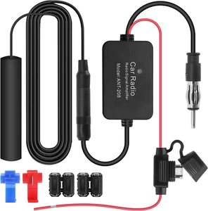 Amplificatore Antenna Autoradio, 12 V, Antenna DAB per Auto, Compatibile Con Rad - Foto 1 di 12