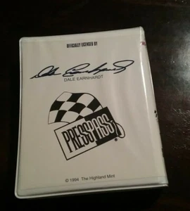 DALE EARNHARDT PRESS PASS THE HIGHLAND MINT 4.25  OZ .999 FINE SILVER  184 /1000 - Picture 1 of 7