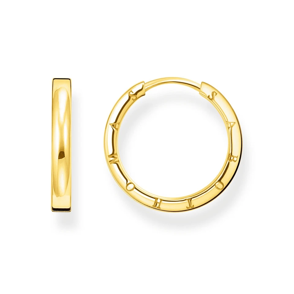 Thomas Sabo Orecchini Creole Da Donna Color Oro CR685-413-39 - Immagine 1 di 1