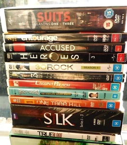 11 Complete Season Disc Sets: Suits, True Blood, Heroes, Laguna Beach, Scrubs - Picture 1 of 4