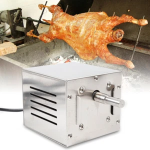 BBQ R ster Spanferkelgrillmotor 60KG 220V Elektromotor Drehspie Edelstahl Motor - Bild 1 von 12