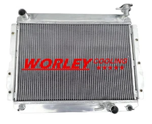 Aluminum Radiator For 1981-1990 Toyota Land Cruiser FJ60 FJ65 3.4L 4.2L L6 AT - Imagen 1 de 7