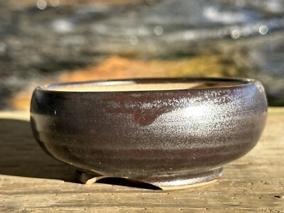 Maceta Bonsai Shohin Redonda Japonesa Alta Calidad HOUZOU 3.75" - Color Negro Foto 1 de 4