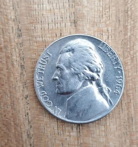1964 Jefferson Nickel D mint mark Cover
