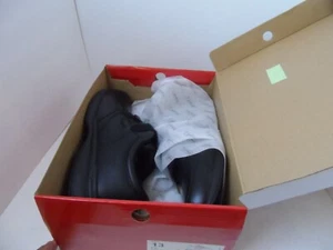*NEW* PROPET LifeWalker Strap M3705 *BLACK* Leather Shoes Men's-Size 13 M(D) - Picture 1 of 13