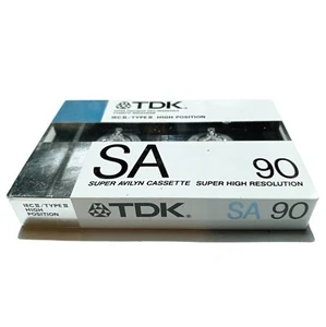 Audiocassetta Musicassetta Audio Cassetta TDK SA 90 - Musicassetta Sigillata - Foto 1 di 1