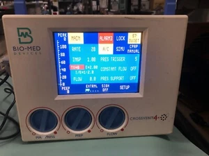BIO-MED Devices Crossvent 4+ Ventilator 4400AEC Neugeborene bis Erwachsene/niedrige Stunden - Bild 1 von 7