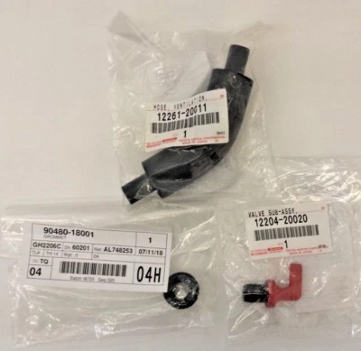 CONJUNTO DE VÁLVULA/MANGUEIRA/ILHÓ LEXUS OEM FÁBRICA PCV 1997-2001 ES300  - Imagem 1 de 2