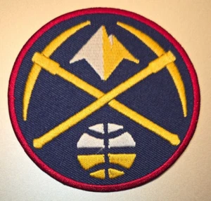 DENVER NUGGETS IRON ON PATCH 3" X 3" FAST FREE SHIPPING W/ TRACKING - Picture 1 of 1