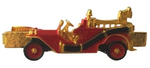 "Antique Fire Truck" With Squirrel Tail hard suction Tie Clasp. - Picture 1 of 3