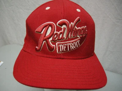 Reebok DETROIT RED WINGS NHL Embroidered One Size Snapback Cap Hat - Image 1 of 4
